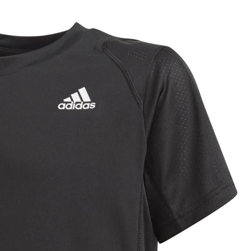 Adidas Boys Club 3-Stripe Tee - Black/White