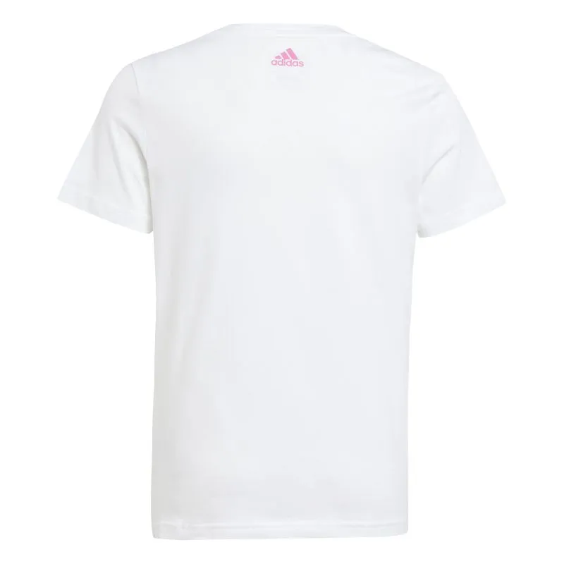 Adidas Girls Essentials Linear Logo Slim Fit Tee