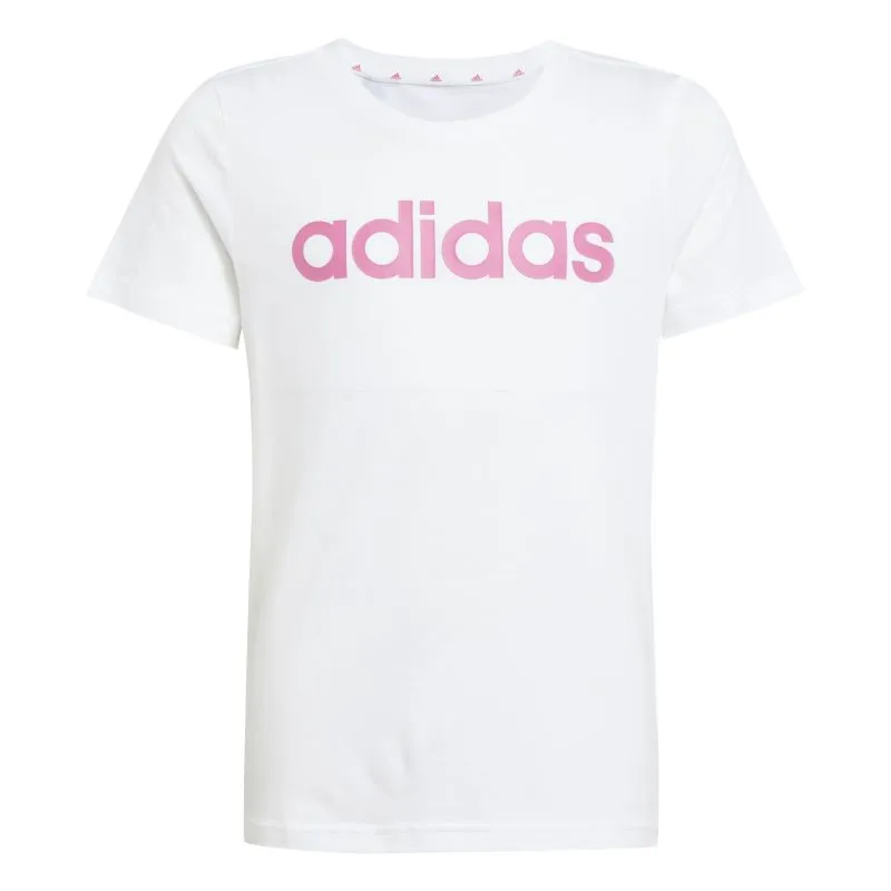 Adidas Girls Essentials Linear Logo Slim Fit Tee