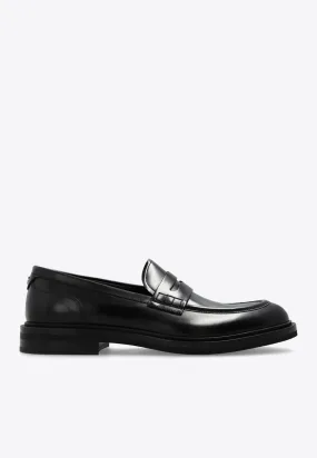 Altavilla Brushed Leather Loafers