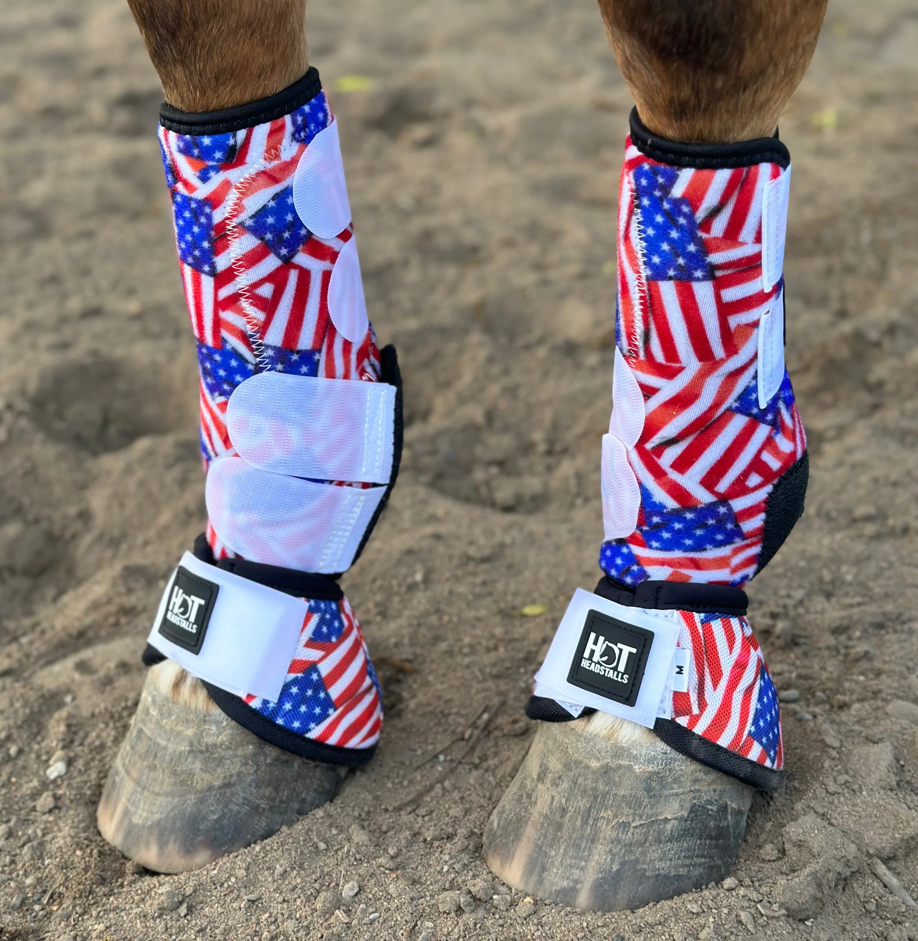 American Flag Bell Boots