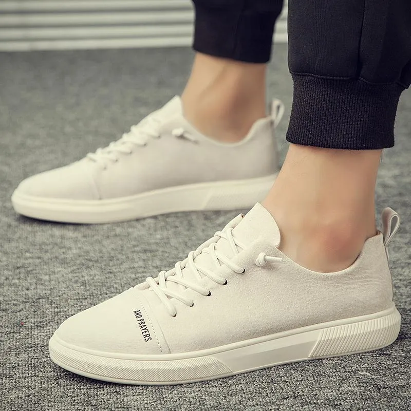 Angelo Ricci™ Designer British Style Suede Leather Sneakers