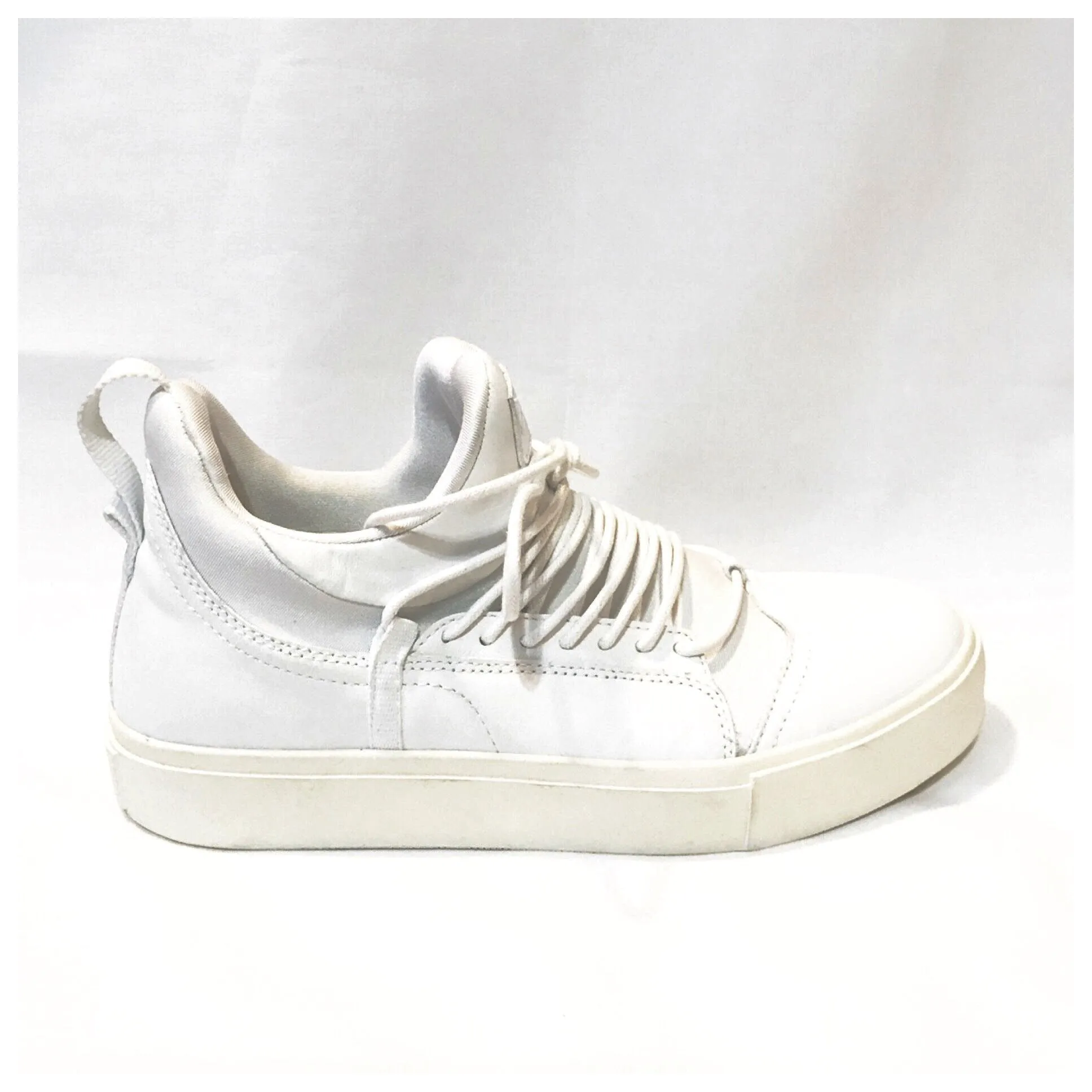Article N White Leather Sneakers 0116