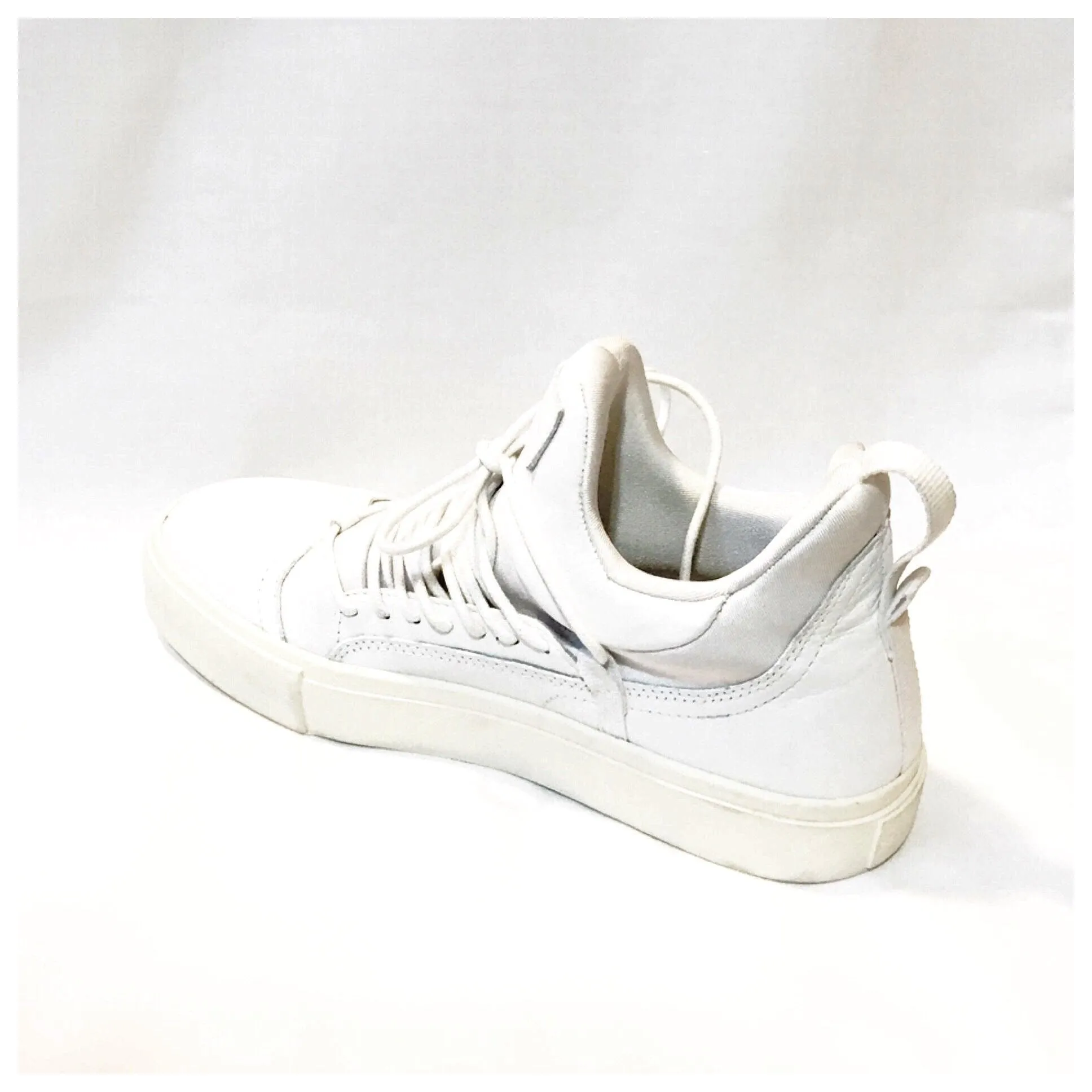 Article N White Leather Sneakers 0116