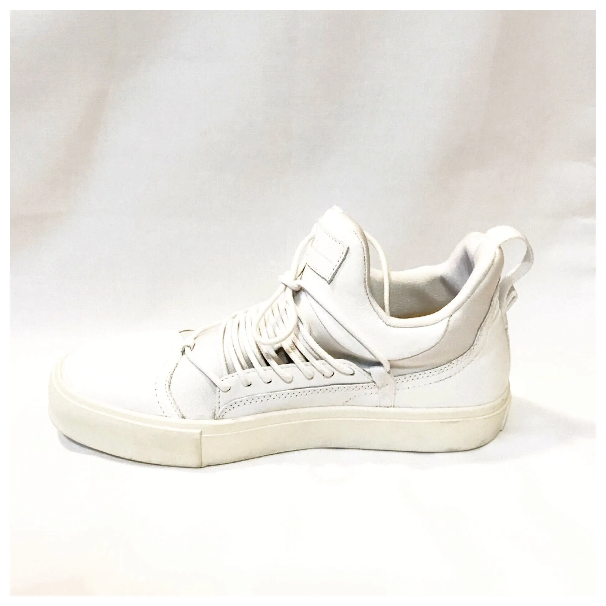 Article N White Leather Sneakers 0116