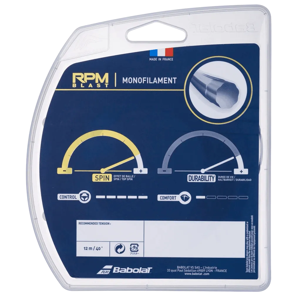 Babolat RPM Blast 12M Black Tennis String [WS]