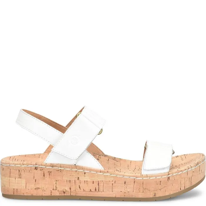 Born Women's White Bianco Sloan Sandals BR0071201