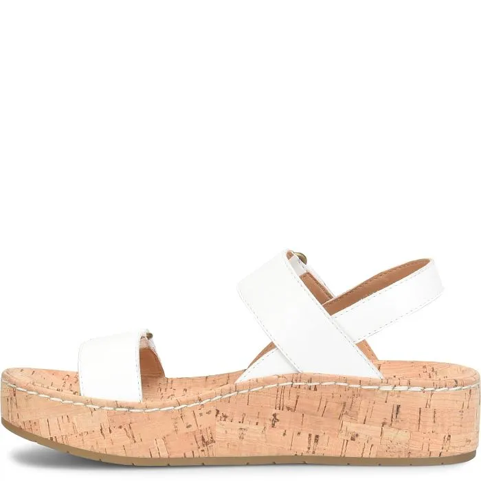 Born Women's White Bianco Sloan Sandals BR0071201