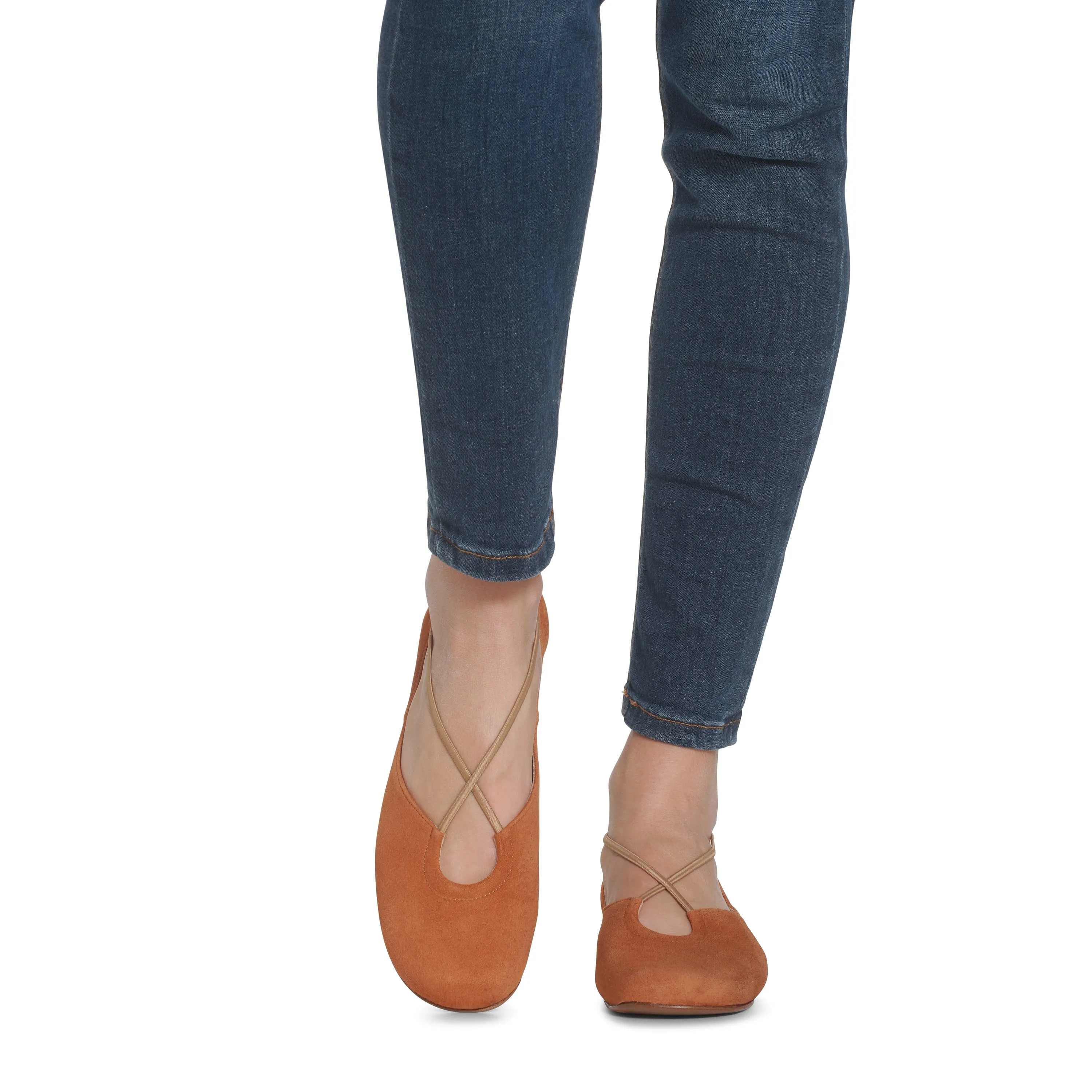 Bria Flexlite Flats Cuoio