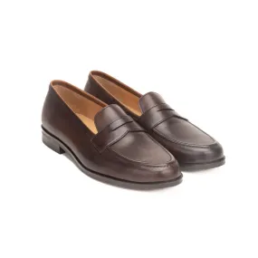 Brown Short Tounge Penny Loafers
