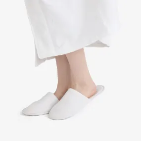 Closed Toe Slippers 100% Cotton I 100 Pairs Case Pack