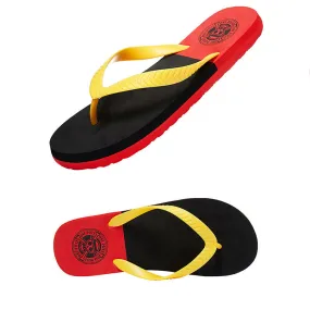 Contrasting Colors Casual Flip-Flops