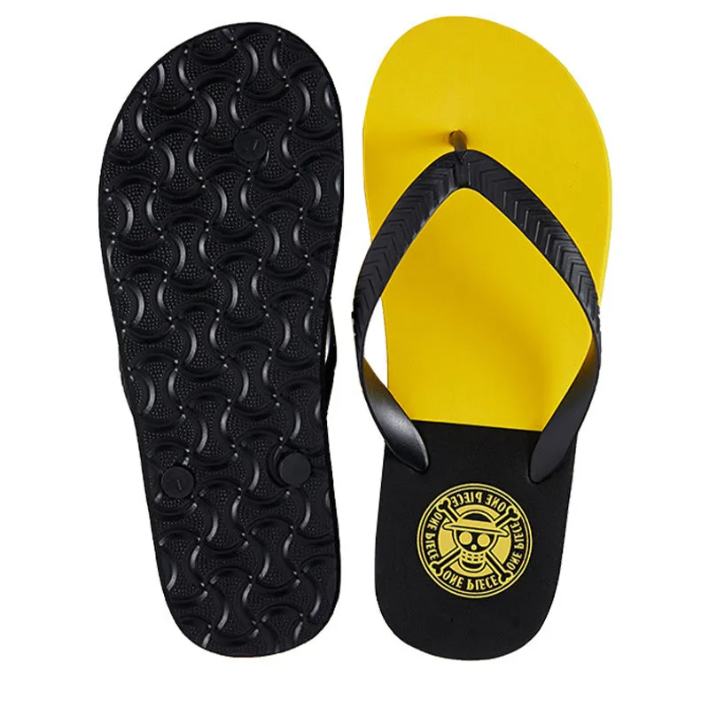 Contrasting Colors Casual Flip-Flops