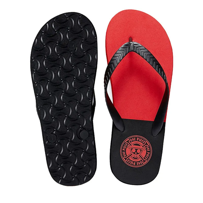 Contrasting Colors Casual Flip-Flops