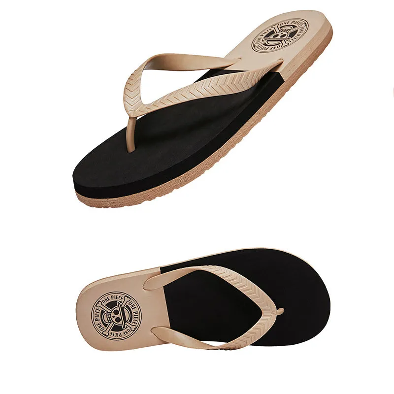 Contrasting Colors Casual Flip-Flops