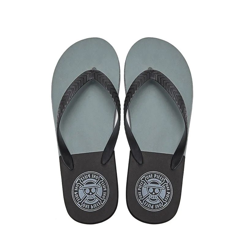 Contrasting Colors Casual Flip-Flops