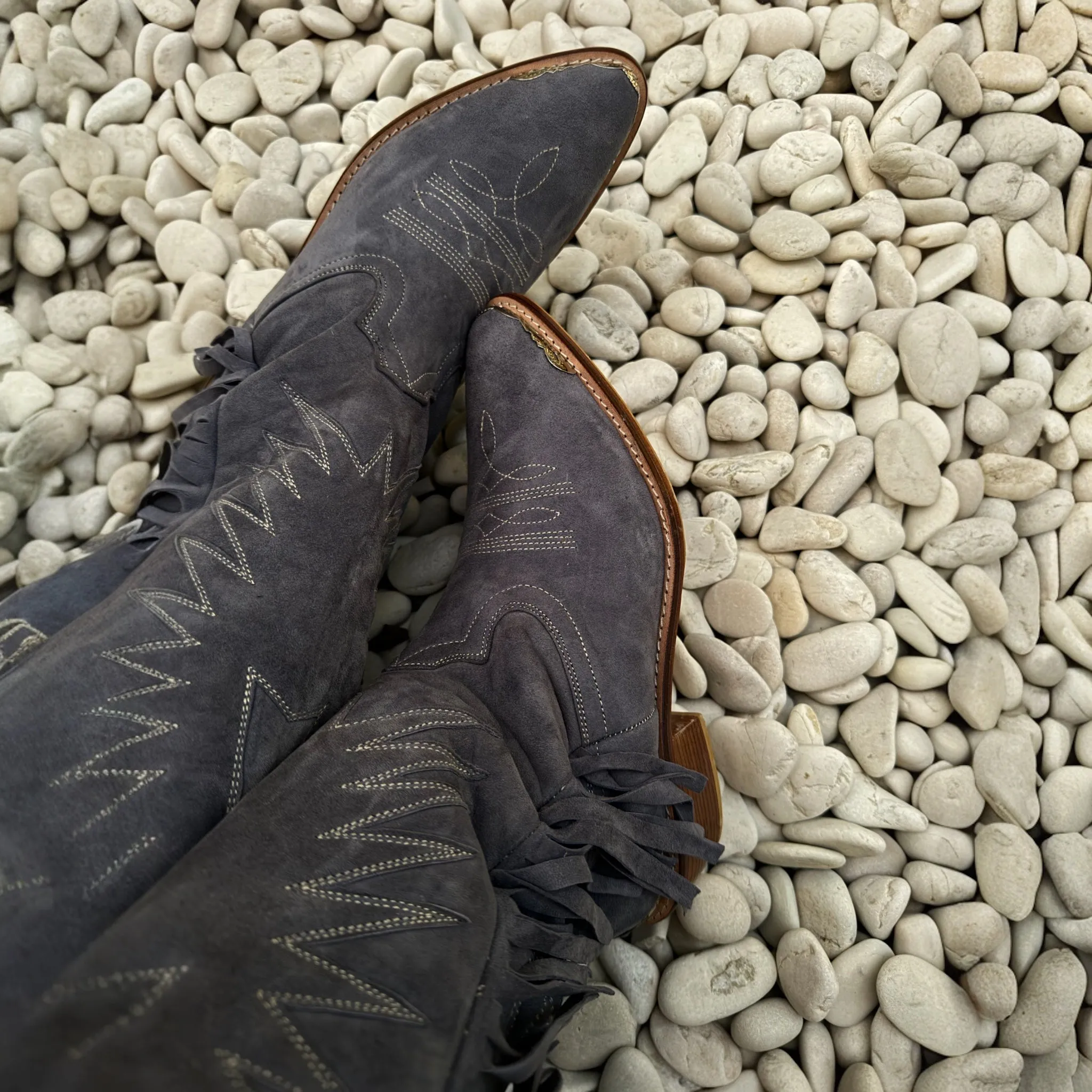 Cowboy boots a trail of stars