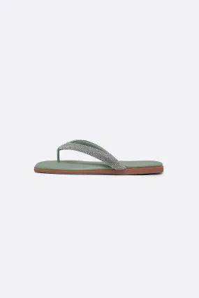 CRYSTAL FLIP FLOPS