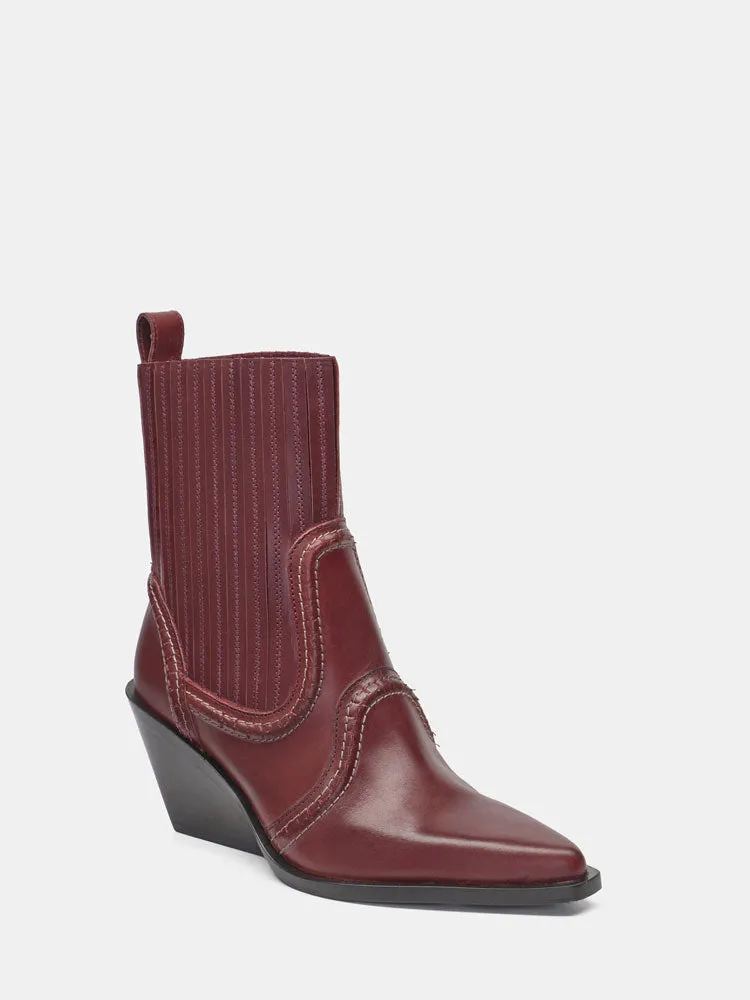 Fabienne Chapot Bree Ankle Boot Burgundy