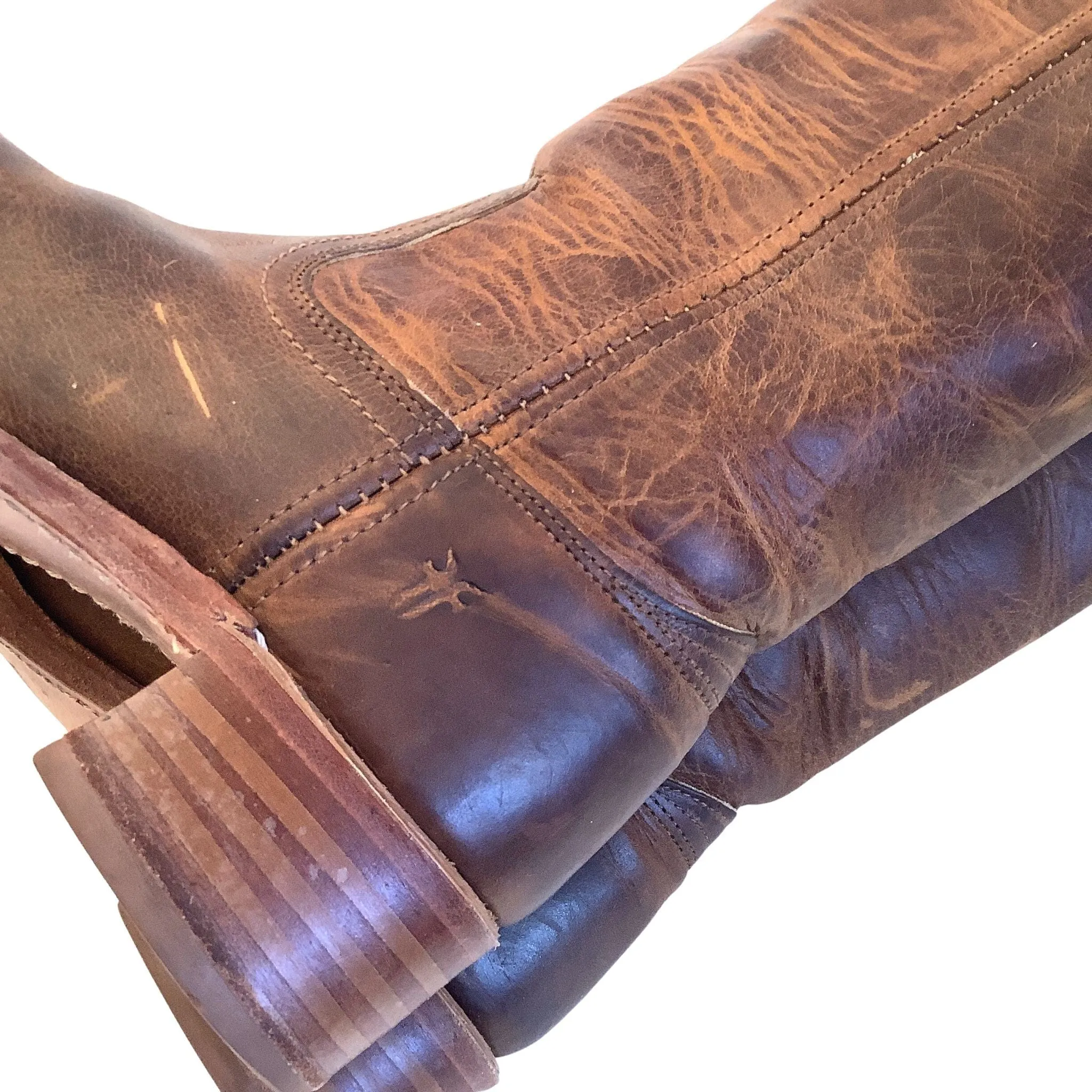Frye Brown Campus Boots
