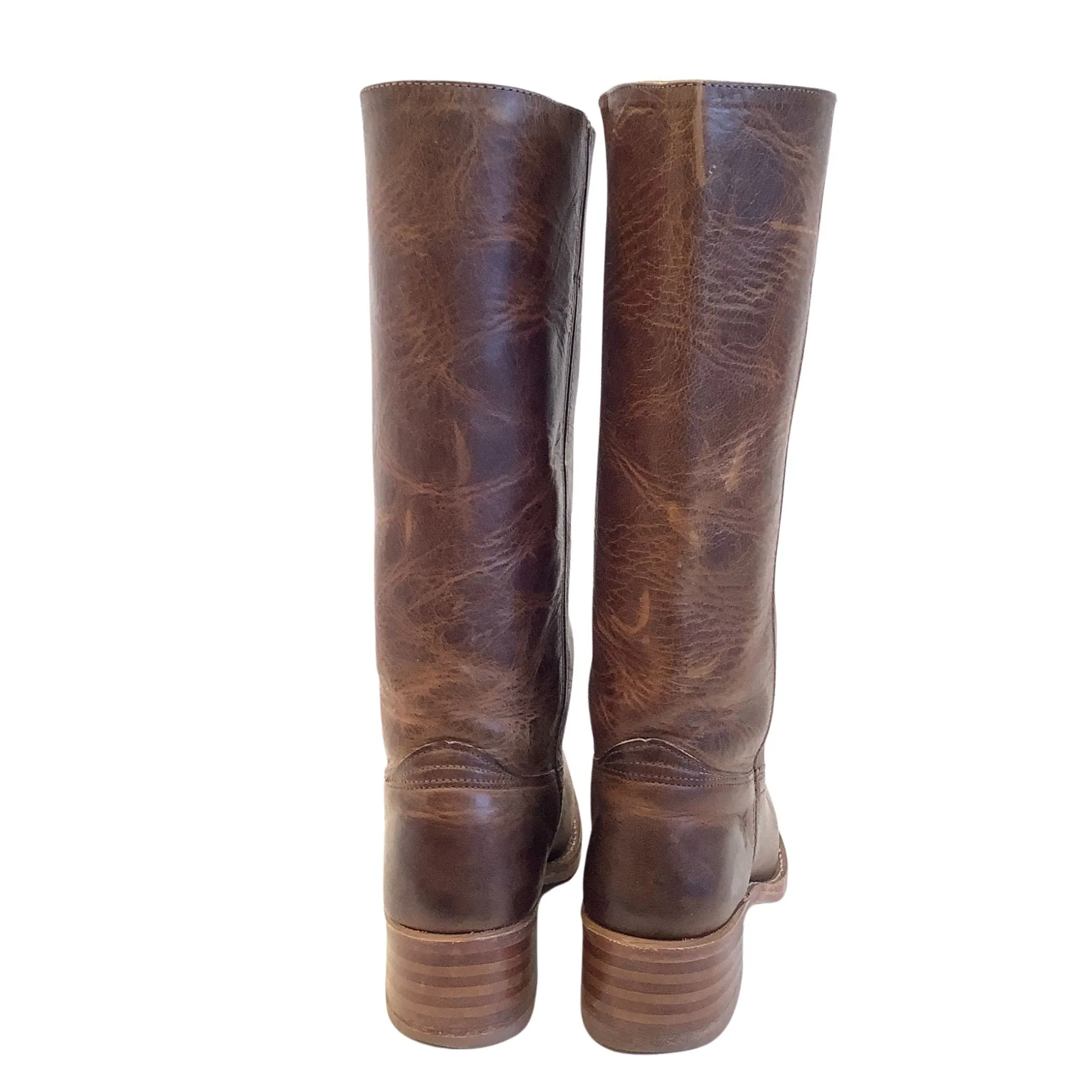 Frye Brown Campus Boots
