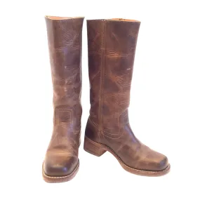 Frye Brown Campus Boots