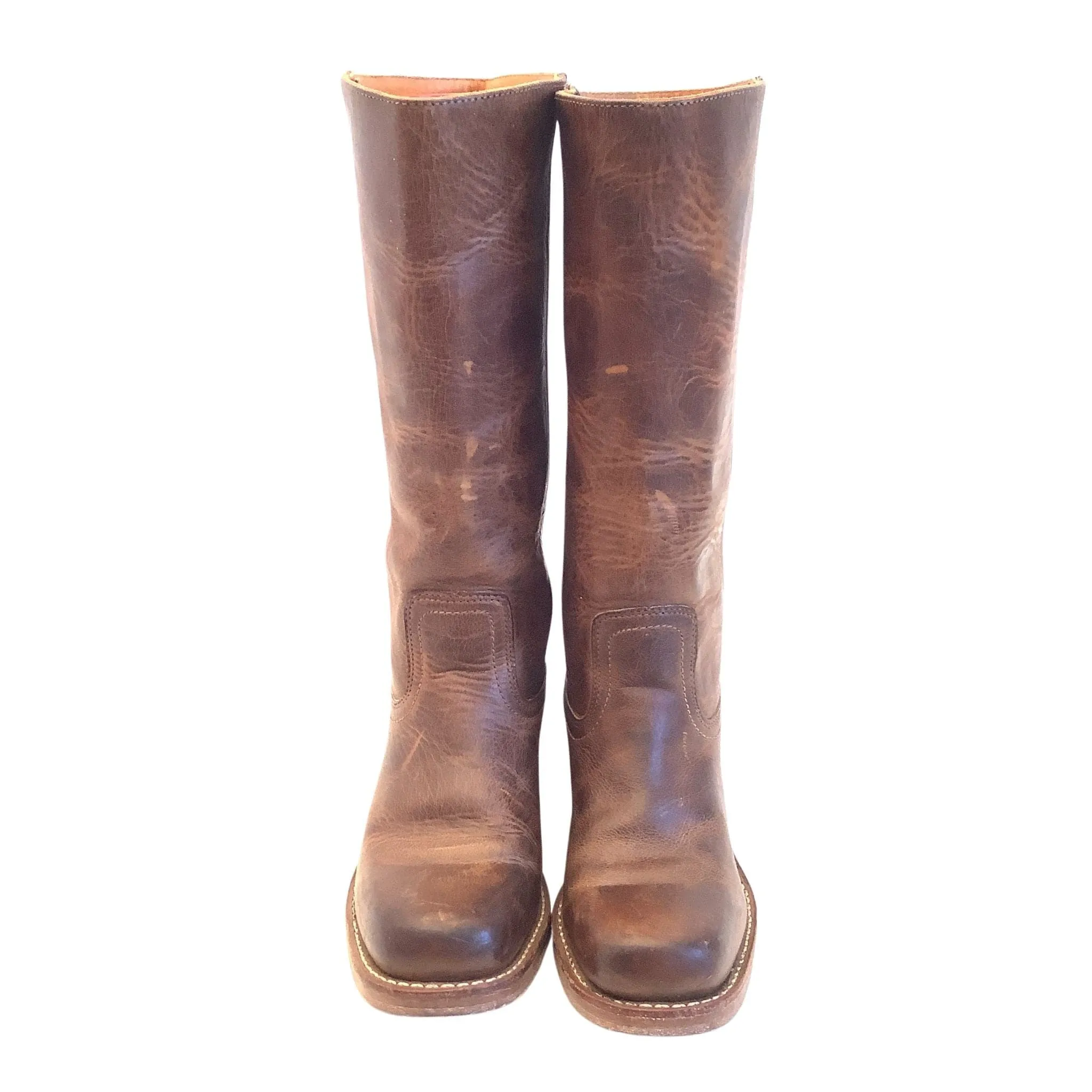 Frye Brown Campus Boots