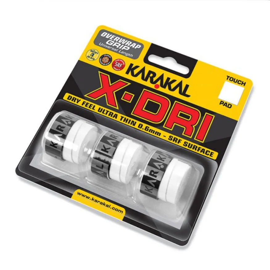 Karakal X-Dri Overgrips (3 Pieces)