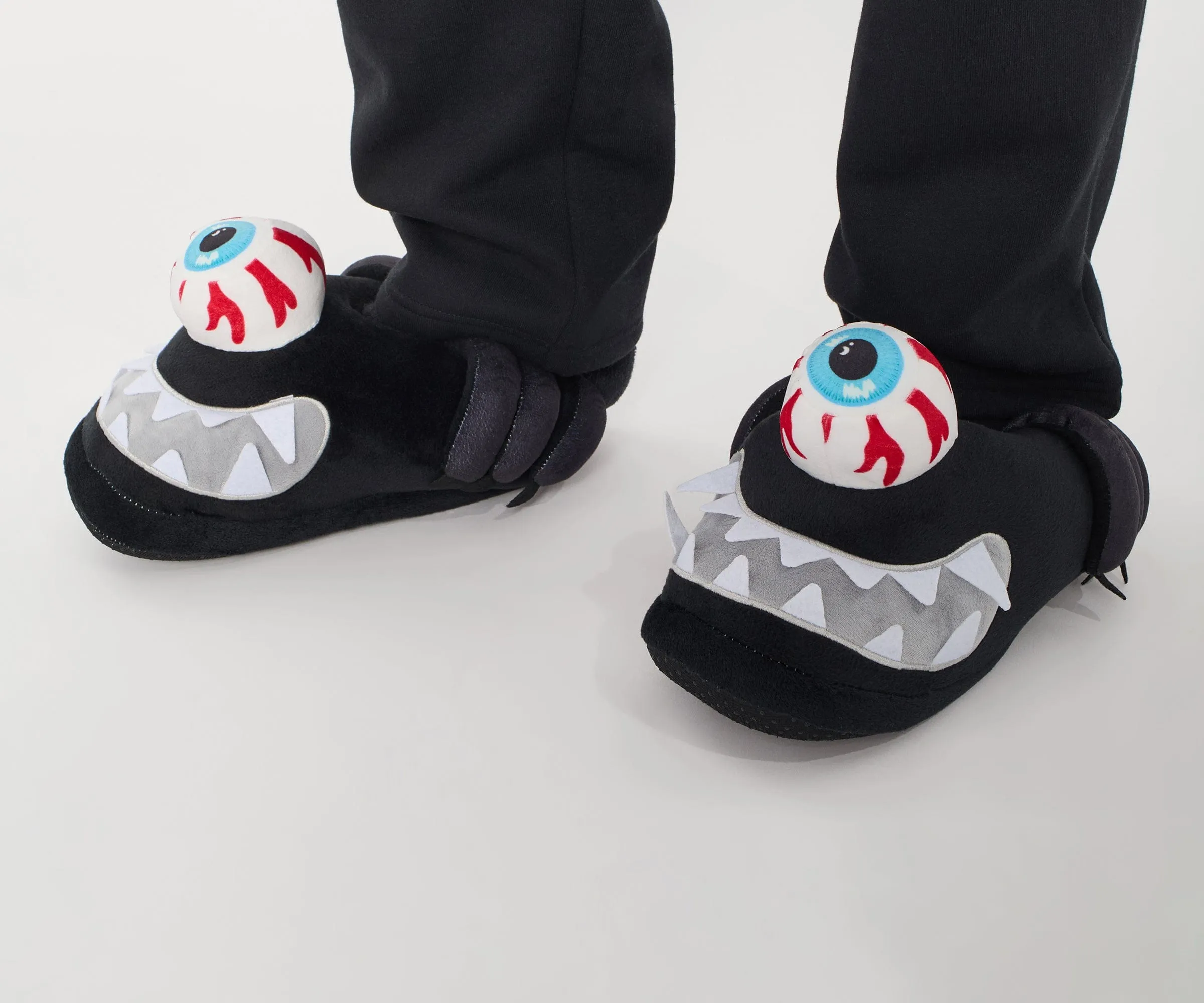 Keep Watch Slippers - Black