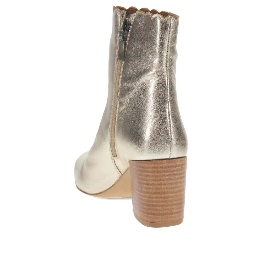 Laurenza Block-Heeled Ankle Boots - LAURENZA / 325 850