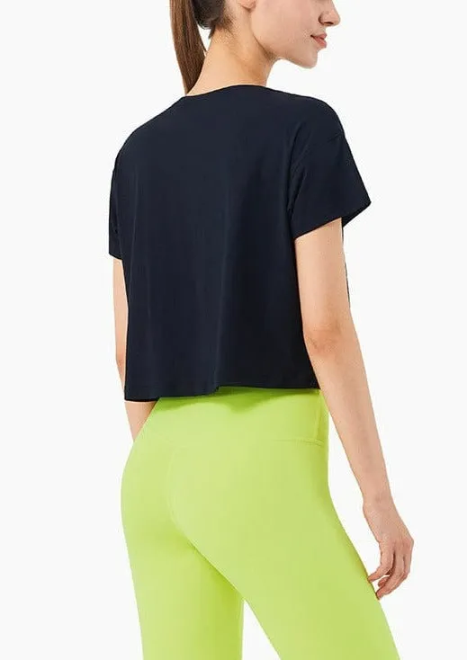 Loose Fit Cropped Shirt