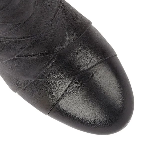 Lotus "Tara" Black Leather Ankle Boot