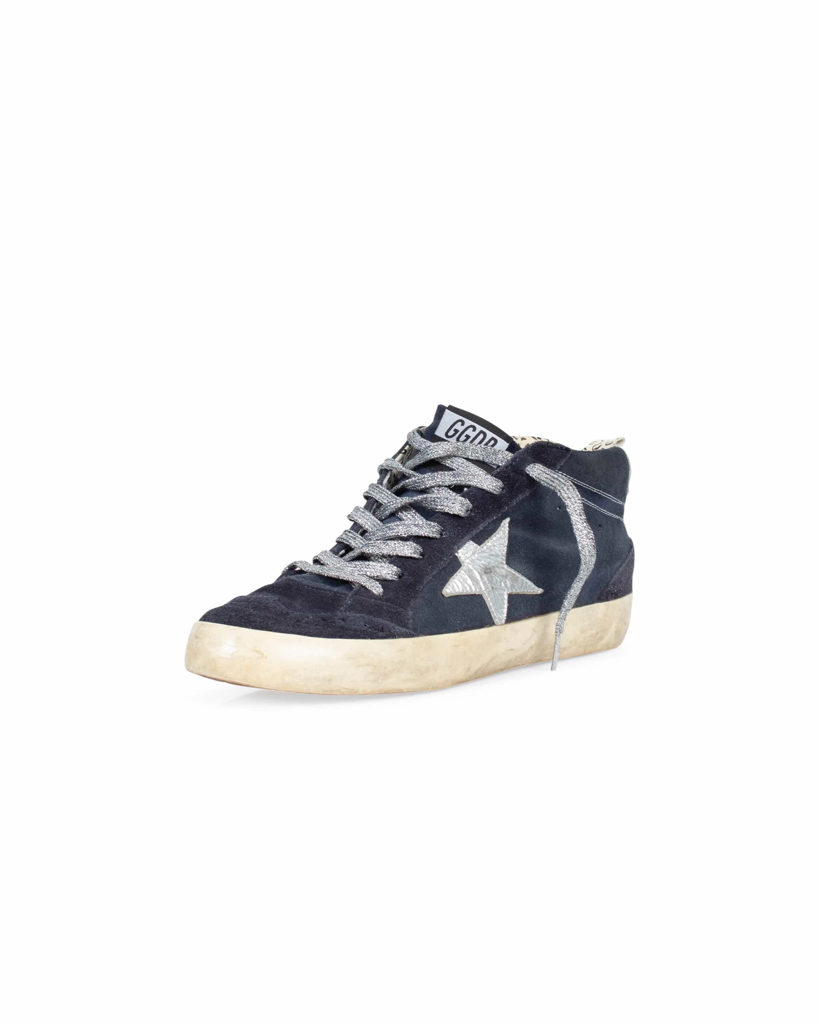 Navy "Midstar" Sneakers