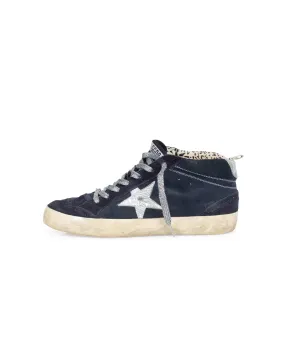 Navy "Midstar" Sneakers