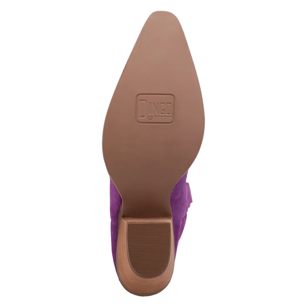 Online Exclusive | Dingo | Super Star Suede Leather Bootie in Purple **PREORDER
