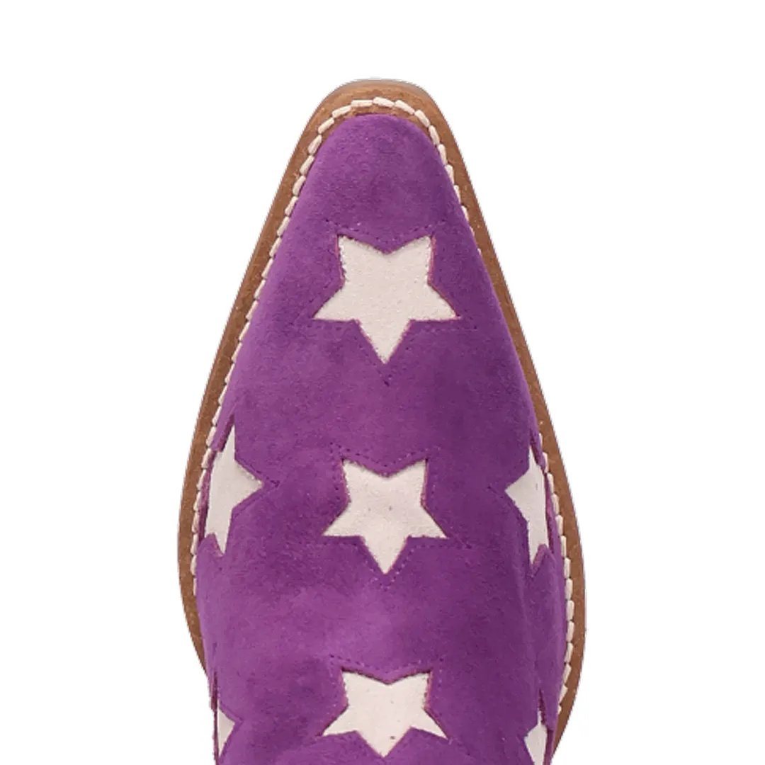 Online Exclusive | Dingo | Super Star Suede Leather Bootie in Purple **PREORDER