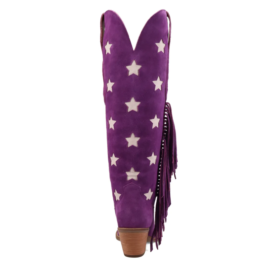 Online Exclusive | Dingo | Super Star Suede Leather Bootie in Purple **PREORDER