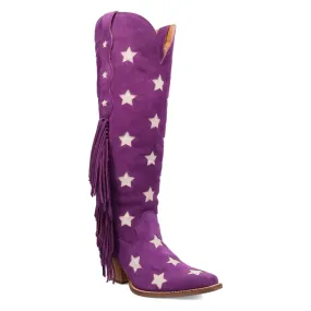 Online Exclusive | Dingo | Super Star Suede Leather Bootie in Purple **PREORDER