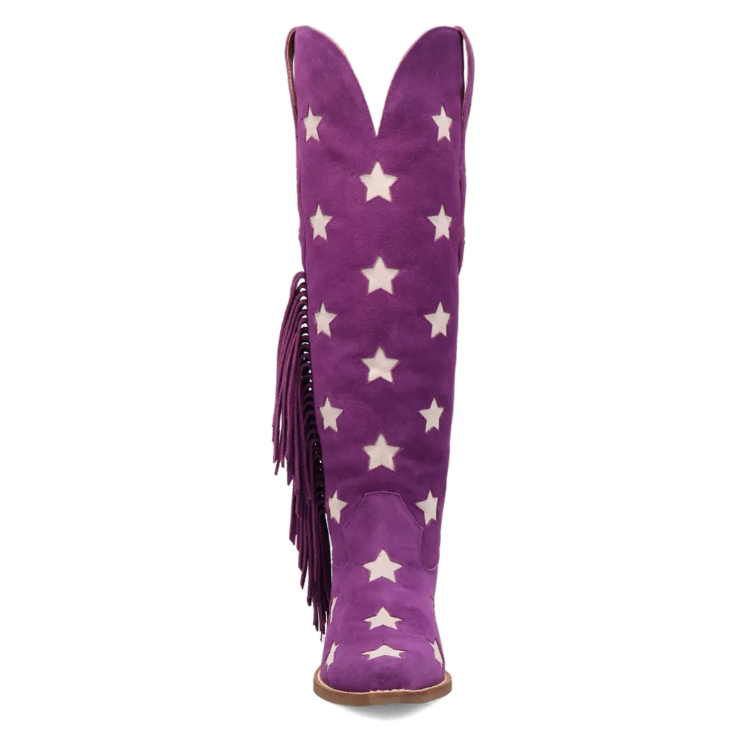 Online Exclusive | Dingo | Super Star Suede Leather Bootie in Purple **PREORDER