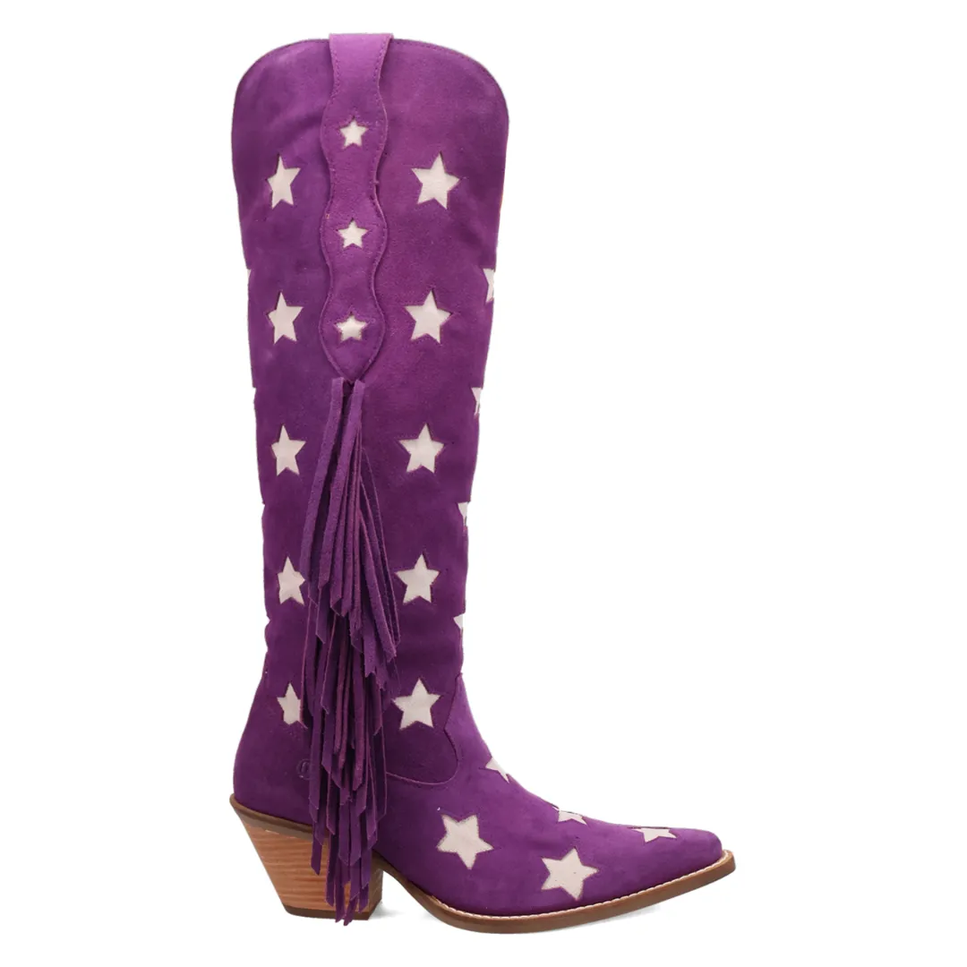Online Exclusive | Dingo | Super Star Suede Leather Bootie in Purple **PREORDER