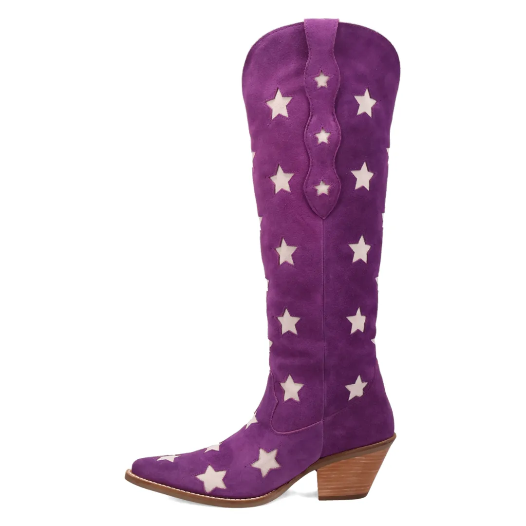 Online Exclusive | Dingo | Super Star Suede Leather Bootie in Purple **PREORDER