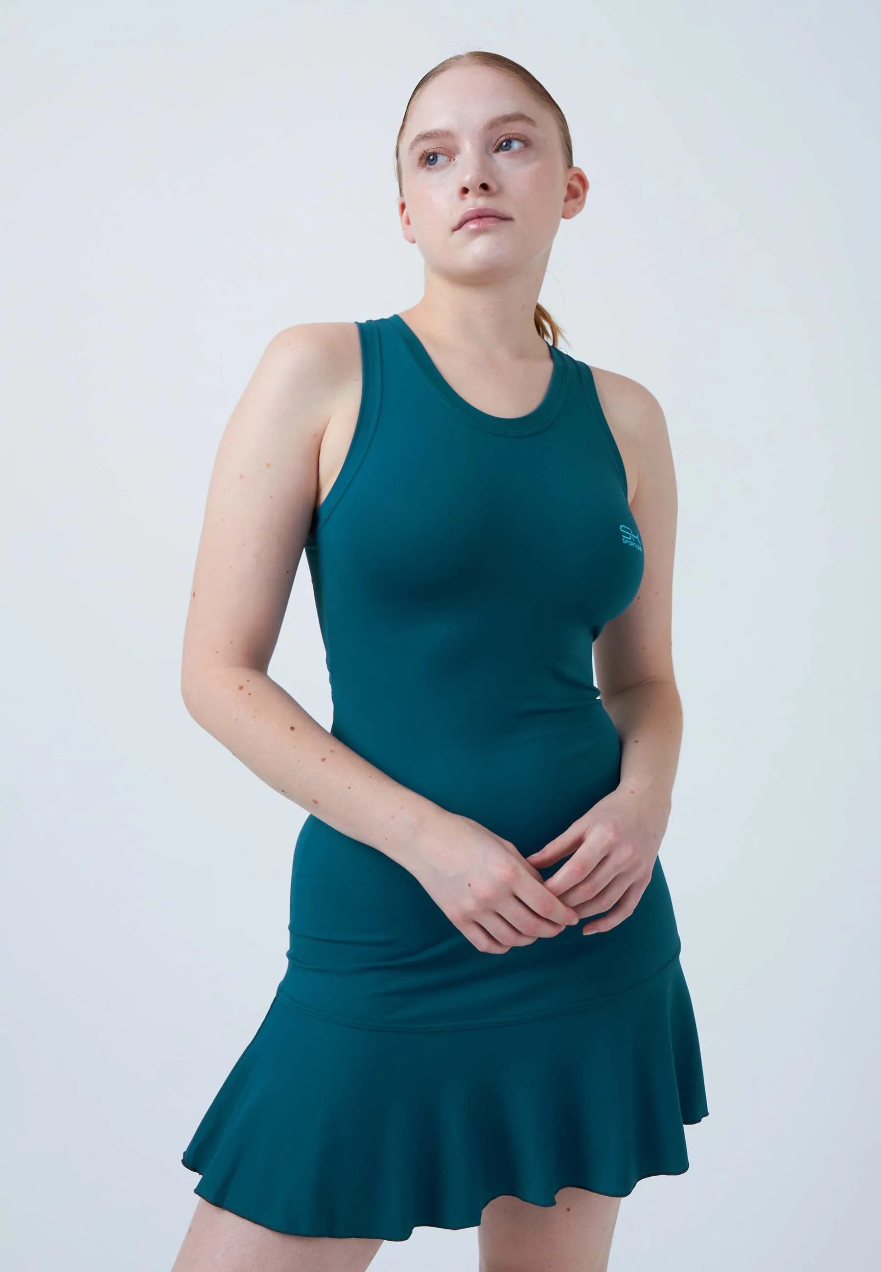 Performance Tennis Dress, dark teal