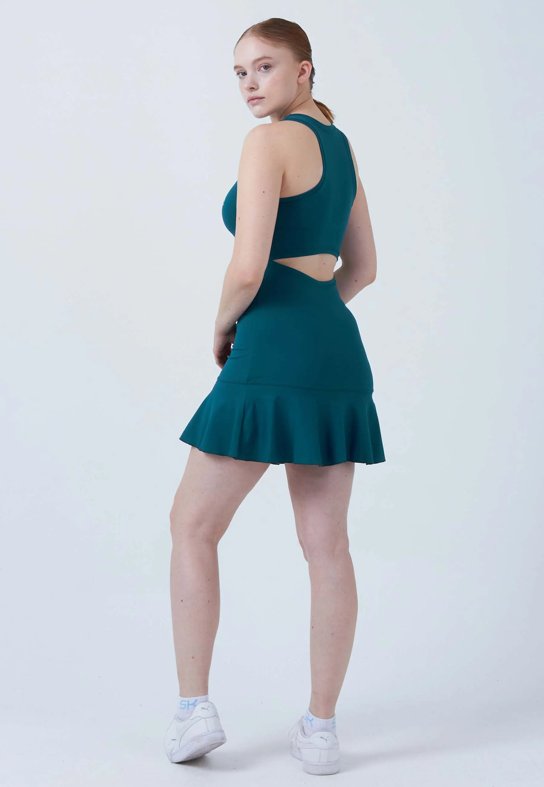 Performance Tennis Dress, dark teal