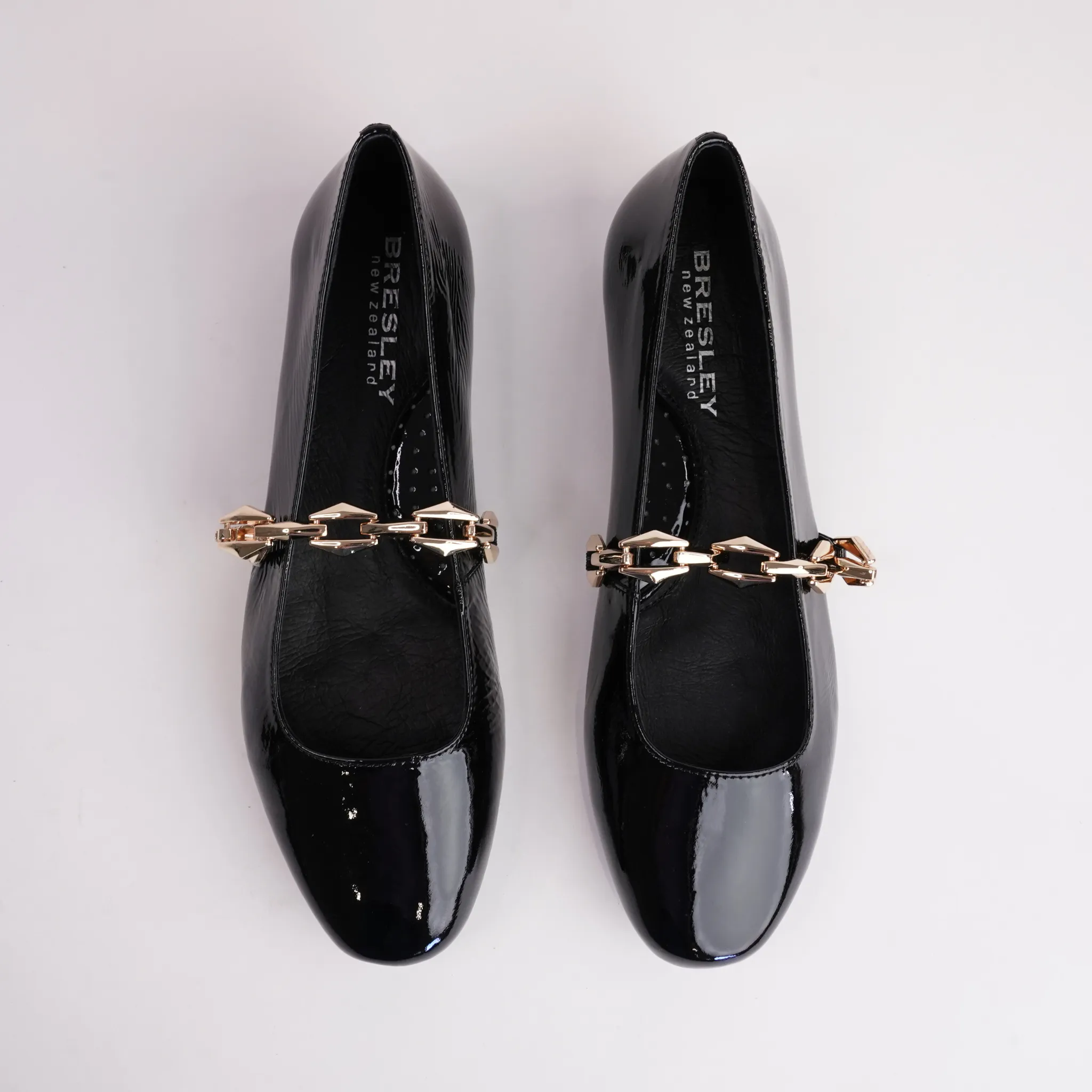 Petra Black Patent Ballet Flats