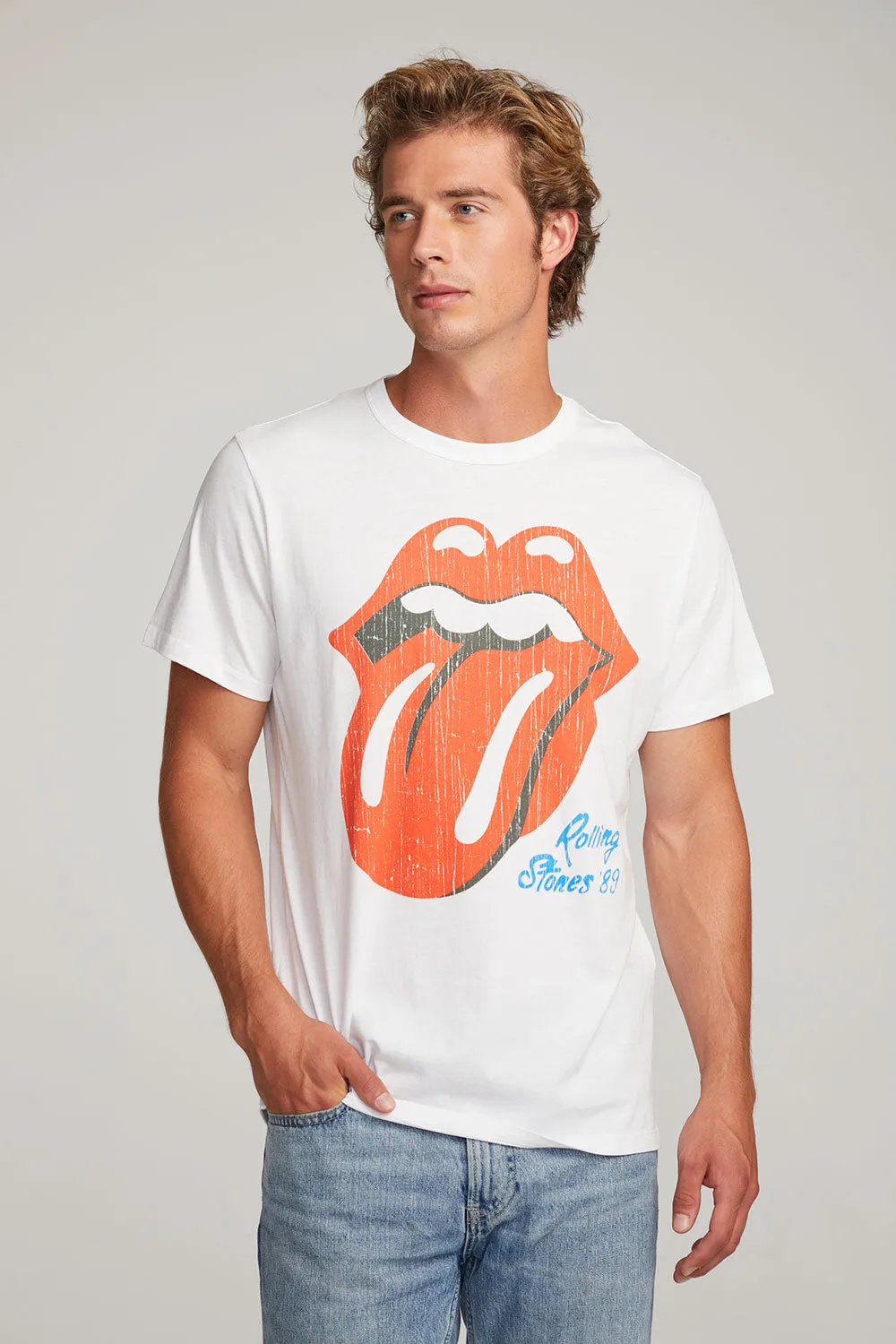 Rolling Stones Steel Wheels Tour Mens Tee