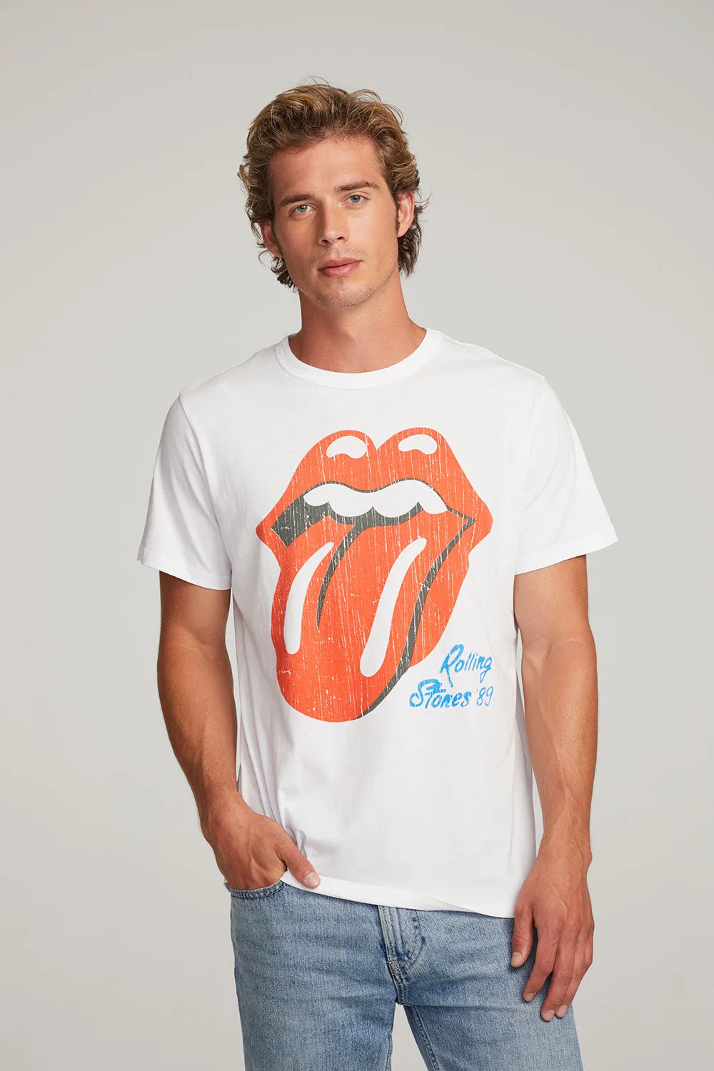 Rolling Stones Steel Wheels Tour Mens Tee