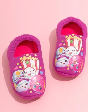 Shopkins Girl's Slippers - Pink