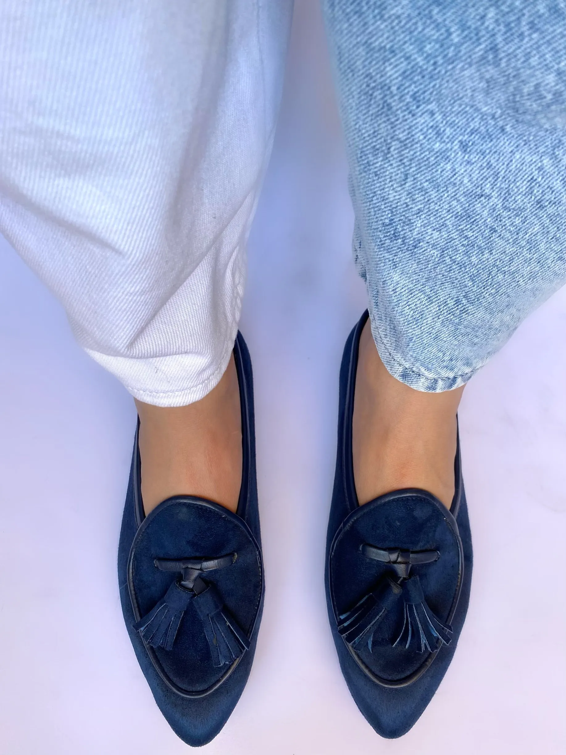 Slip-on Tasseled Flats