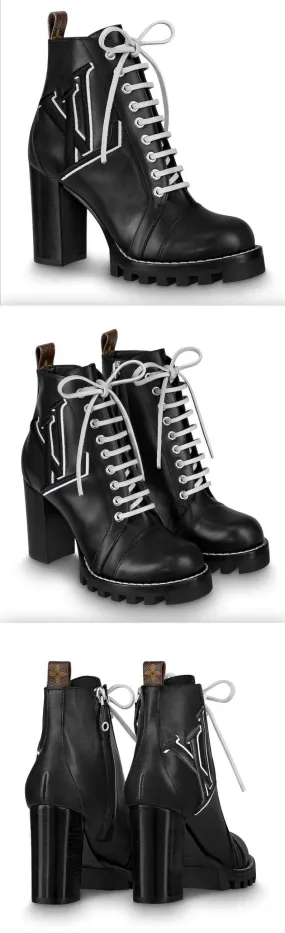 'Star Trail' Logo Ankle Boots