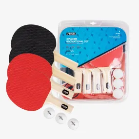Stiga® Classic 4-Player Table Tennis Racket Set